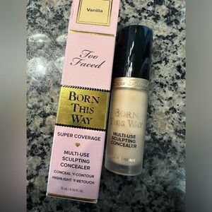Too Faced Born This Way Concealer - Color Vanilla & Full size!!